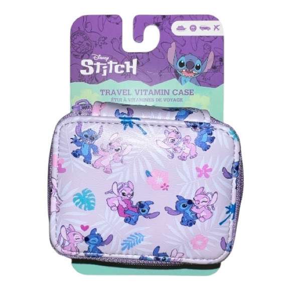 Disney Accessories - Disney Stitch Blue and Purple Vitamin Organizer